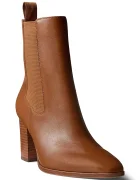 Lauren Ralph Lauren боти челси дамски от кожа Rlyn Bte Hl кафяви 802P15661001