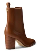 Lauren Ralph Lauren боти челси дамски от кожа Rlyn Bte Hl кафяви 802P15661001