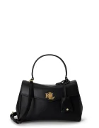 Lauren Ralph Lauren чанта crossbody дамска от кожа черна 431P15611