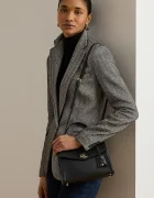 Lauren Ralph Lauren чанта crossbody дамска от кожа черна 431P15611