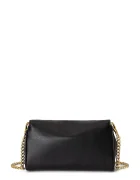 Lauren Ralph Lauren чанта crossbody дамска от кожа черна 432P11743