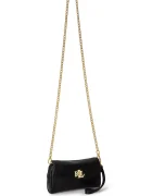 Lauren Ralph Lauren чанта crossbody дамска от кожа черна 432P11743