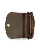 Lauren Ralph Lauren чанта crossbody дамска от велур кафява 431P15642