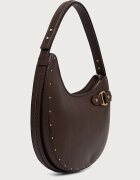 Lauren Ralph Lauren чанта дамска от кожа кафява 431P18660