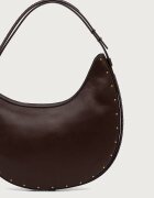 Lauren Ralph Lauren чанта дамска от кожа кафява 431P18660