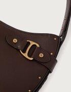 Lauren Ralph Lauren чанта дамска от кожа кафява 431P18660