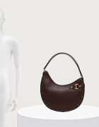 Lauren Ralph Lauren чанта дамска от кожа кафява 431P18660