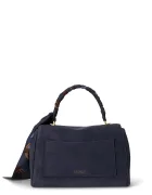 Lauren Ralph Lauren чанта дамска от велур тъмносиня 431P18421