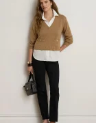 Lauren Ralph Lauren дънки straight дамски черни 200B32887