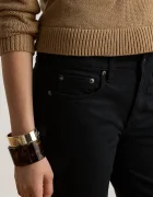 Lauren Ralph Lauren дънки straight дамски черни 200B32887