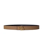 Lauren Ralph Lauren двустранен колан дамски от кожа бежов 412P06812