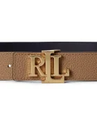 Lauren Ralph Lauren двустранен колан дамски от кожа бежов 412P06812