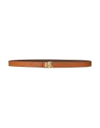 Lauren Ralph Lauren двустранен колан дамски от кожа кафяв 412912038
