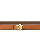 Lauren Ralph Lauren двустранен колан дамски от кожа кафяв 412912038