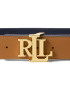 Lauren Ralph Lauren двустранен колан дамски от кожа кафяв 412912041