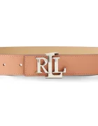 Lauren Ralph Lauren двустранен колан дамски от кожа розов 412908984