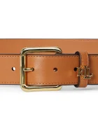 Lauren Ralph Lauren колан дамски от кожа кафяв 412968765