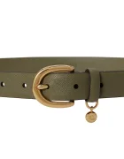 Lauren Ralph Lauren колан дамски от кожа зелен 412802952