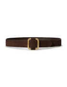 Lauren Ralph Lauren колан дамски от велур кафяв 412951457