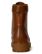 Lauren Ralph Lauren Кожени боти Alysn Lup Pr в кафяво с равна подметка 802977885001