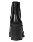 Lauren Ralph Lauren Кожени боти челси Cailie в черно с дебел ток 802937825001