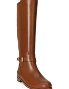 Lauren Ralph Lauren Кожени ботуши Brooke Tll 2 в кафяво с равна подметка 802974383001