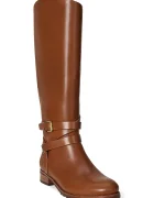 Lauren Ralph Lauren Кожени ботуши Collins Tll в кафяво с равна подметка 802974384001