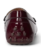 Lauren Ralph Lauren Кожени мокасини Barnsbury в бордо с равна подметка 802P04390002