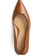 Lauren Ralph Lauren Кожени обувки с тънък ток Lanette в кафяво 802P09031002