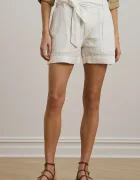 Lauren Ralph Lauren Ленен къс панталон Lauren Ralph