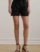 Lauren Ralph Lauren Ленен къс панталон Lauren Ralph