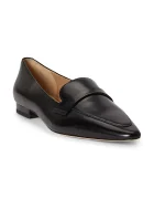 Lauren Ralph Lauren мокасини дамски от кожа Audri Loafer черни 802P16900001