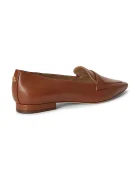 Lauren Ralph Lauren мокасини дамски от кожа Audri Loafer кафяви 802P22361001