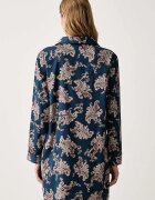 Lauren Ralph Lauren нощница дамска с памук тъмносиня ILN32529