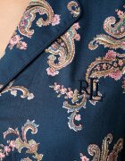 Lauren Ralph Lauren нощница дамска с памук тъмносиня ILN32529