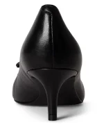 Lauren Ralph Lauren обувки с ток от кожа Adrienne черни 802P06371001