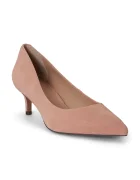 Lauren Ralph Lauren обувки с ток от кожа Adrienne розови 802755524012