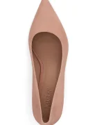 Lauren Ralph Lauren обувки с ток от кожа Adrienne розови 802755524012