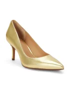 Lauren Ralph Lauren обувки с ток от кожа Lanette златни 802978205002