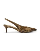 Lauren Ralph Lauren обувки с ток от кожа Lolah II бежови 802P19344001