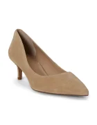 Lauren Ralph Lauren обувки с ток от велур Adrienne бежови 802755524014