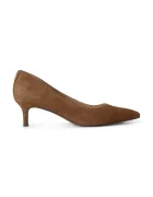 Lauren Ralph Lauren обувки с ток от велур Adrienne кафяви 802755524013