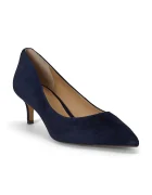 Lauren Ralph Lauren обувки с ток от велур Adrienne тъмносини 802P17691001