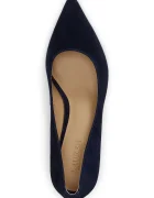 Lauren Ralph Lauren обувки с ток от велур Adrienne тъмносини 802P17691001