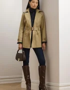 Lauren Ralph Lauren палто дамско с памук бежово 297967126