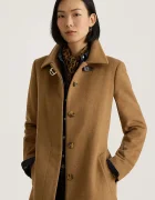 Lauren Ralph Lauren палто дамско с вълна кафяво 297P23444