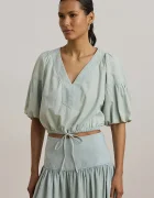 Lauren Ralph Lauren Памучна блуза