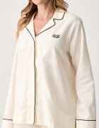 Lauren Ralph Lauren пижама от две части дамска от памук бежова ILN92555