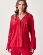 Lauren Ralph Lauren пижама от две части дамска с памук червена ILN92561F