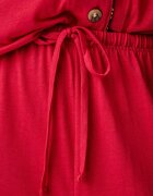 Lauren Ralph Lauren пижама от две части дамска с памук червена ILN92561F